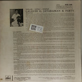 Lalgudi G. Jayaraman, Party - Violin · Venu · Veena (Vinyl)